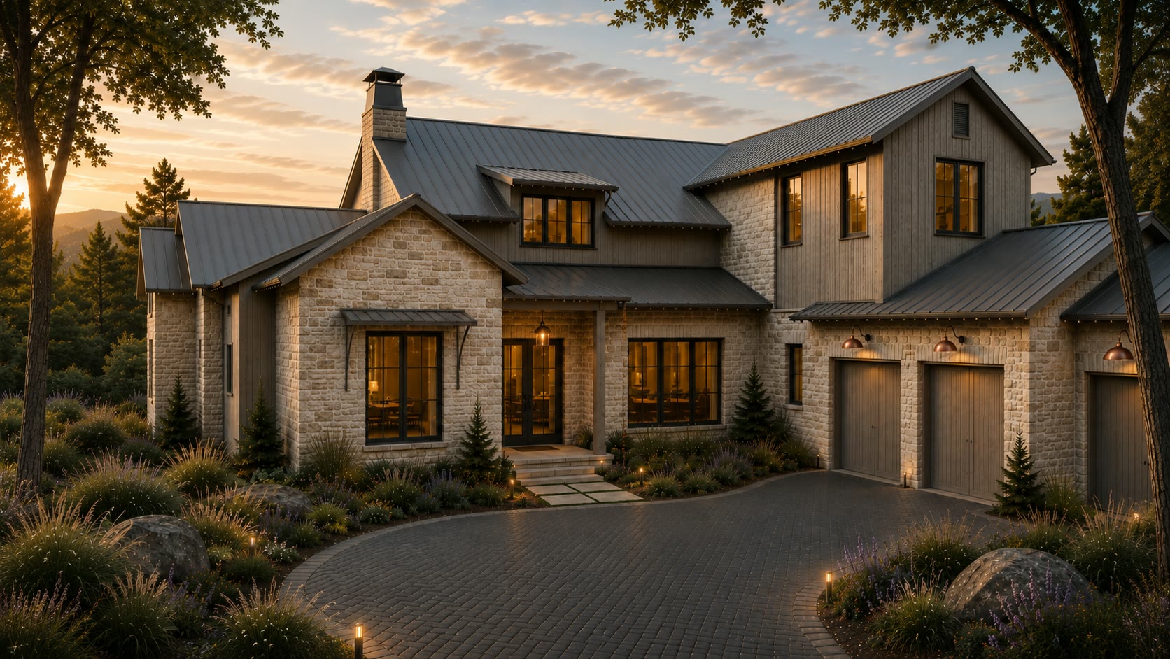 Front elevation rendering of 21217 Scarlet Tanager Cove in Travis Club